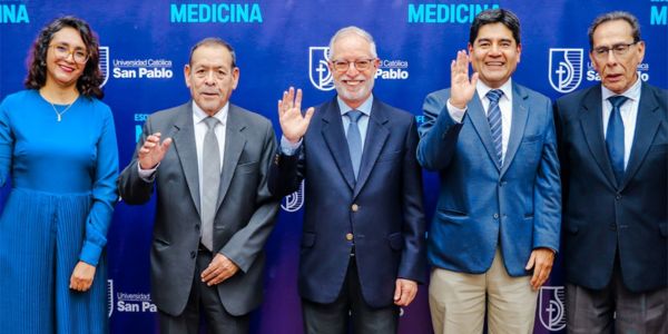 Conferencia de Prensa del lanzamiento de la Carrera de Medicina Humana de la Universidad Católica San Pablo